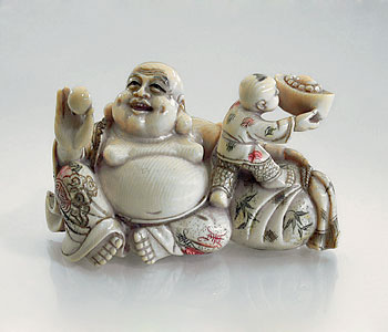 Netsuke Mammoth Ivory001