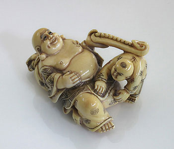 Netsuke Mammoth Ivory007